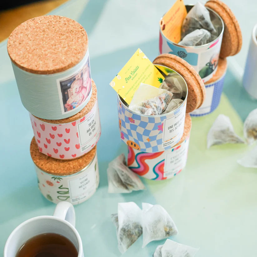 Boîte de thé personnalisée - Le cadeau chaud, doux… et entièrement personnalisé