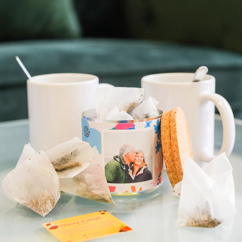 Boîte de thé personnalisée - Le cadeau chaud, doux… et entièrement personnalisé