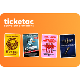 E-carte cadeau Ticketac
