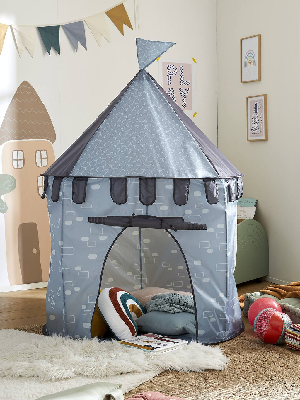 Tipi de jeu château bleu