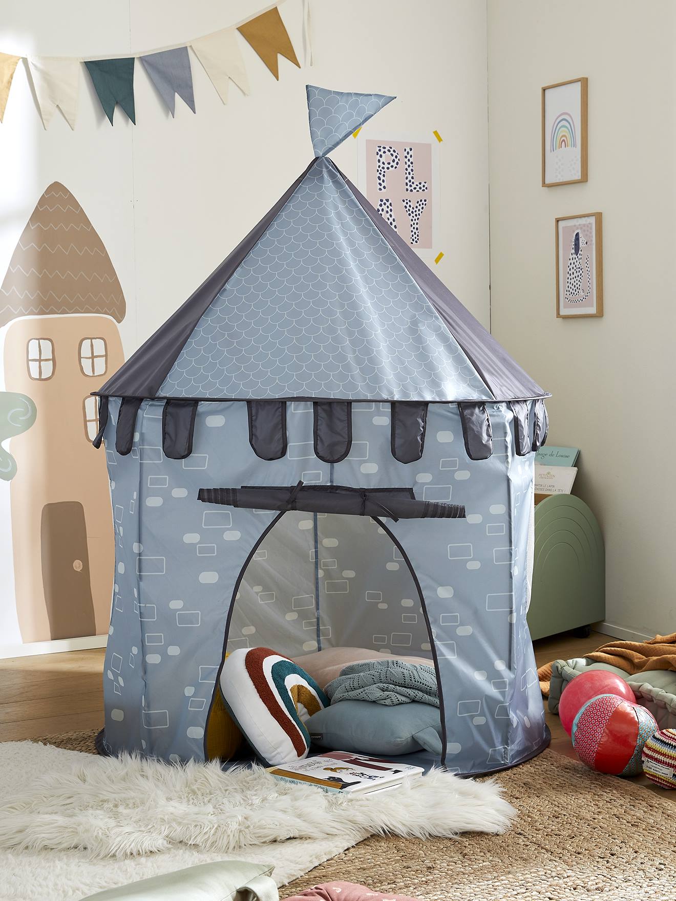 Tipi de jeu château bleu