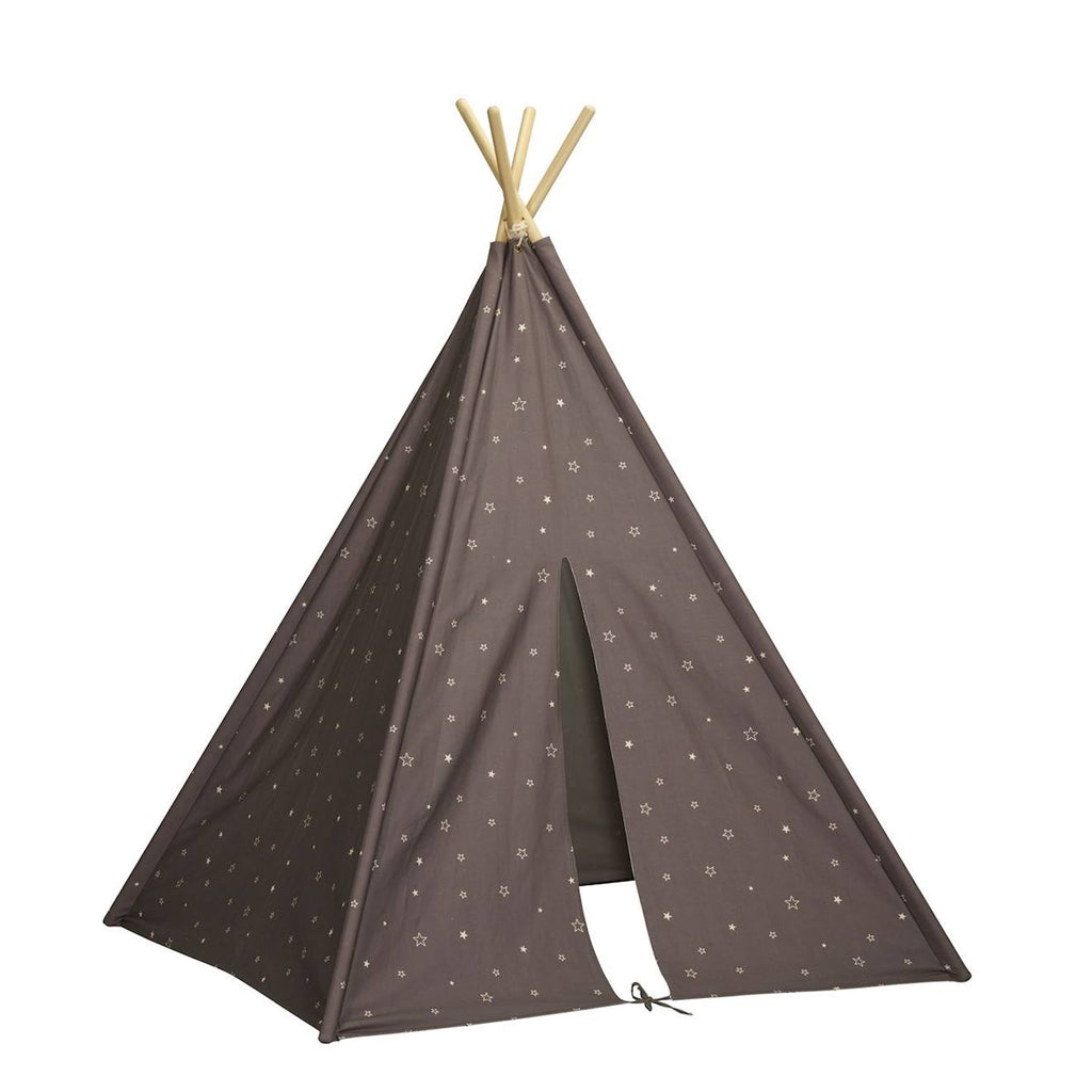 Tipi en toile en coton - lazare gris