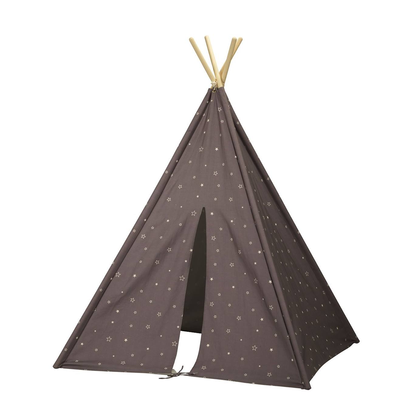 Tipi en toile en coton - lazare gris