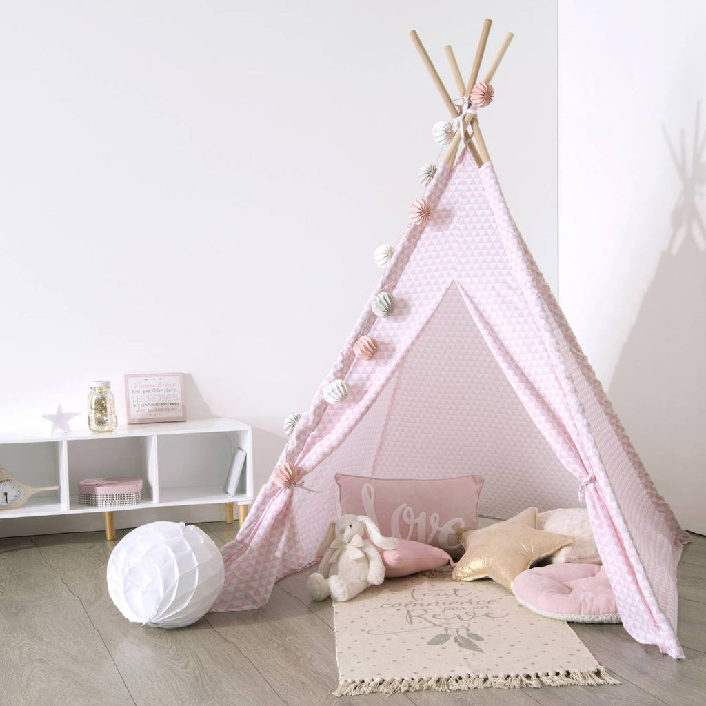 Tipi enfant rose