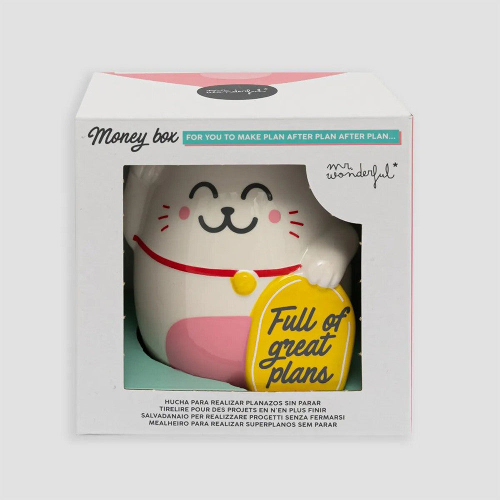 Tirelire Chat Lucky Cat - Tirelire Originale