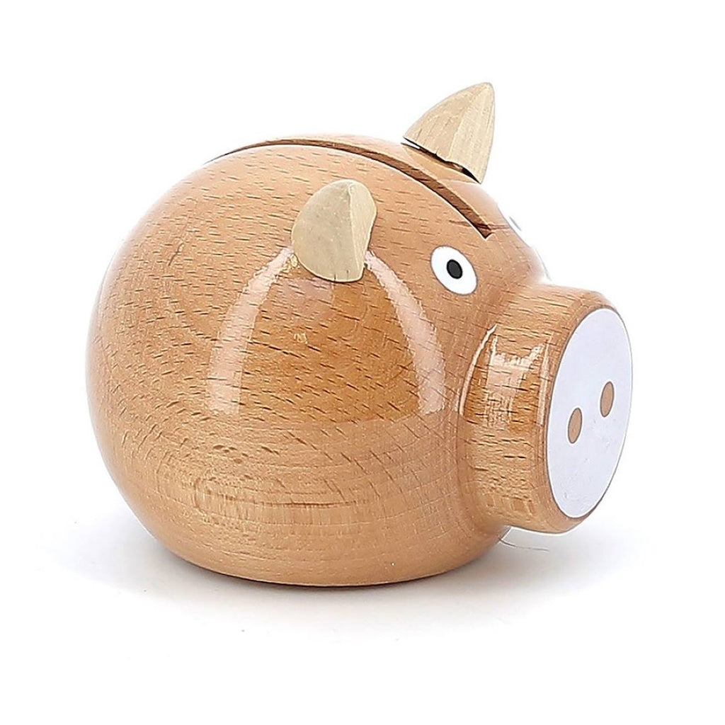 Tirelire cochon - blanc blanc