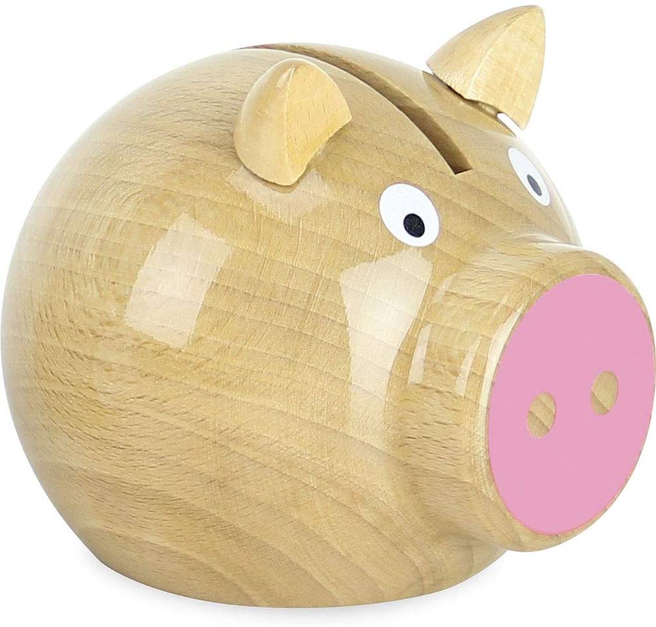 Tirelire cochon - rose rose