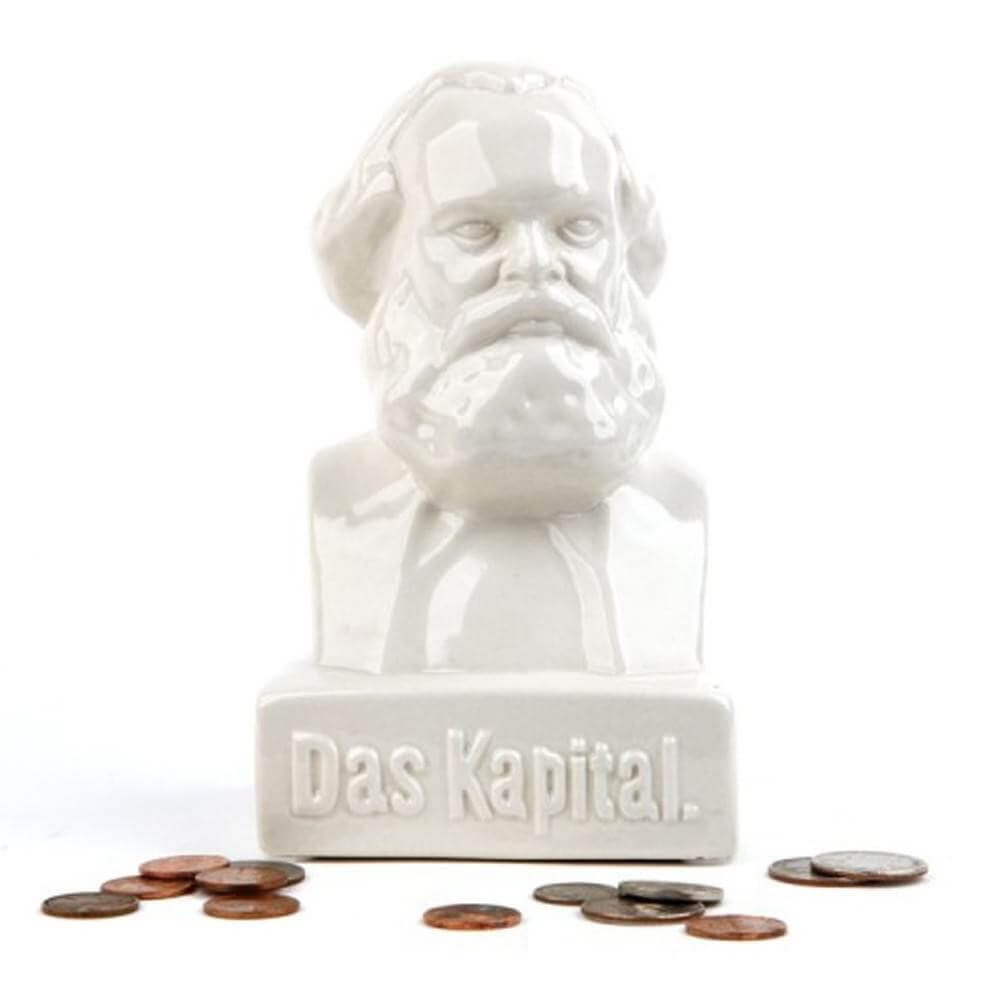 Tirelire Karl Marx - Tirelire Originale Kikkerland