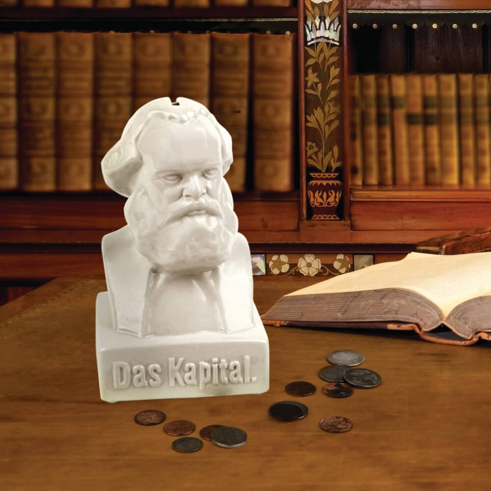 Tirelire Karl Marx - Tirelire Originale Kikkerland