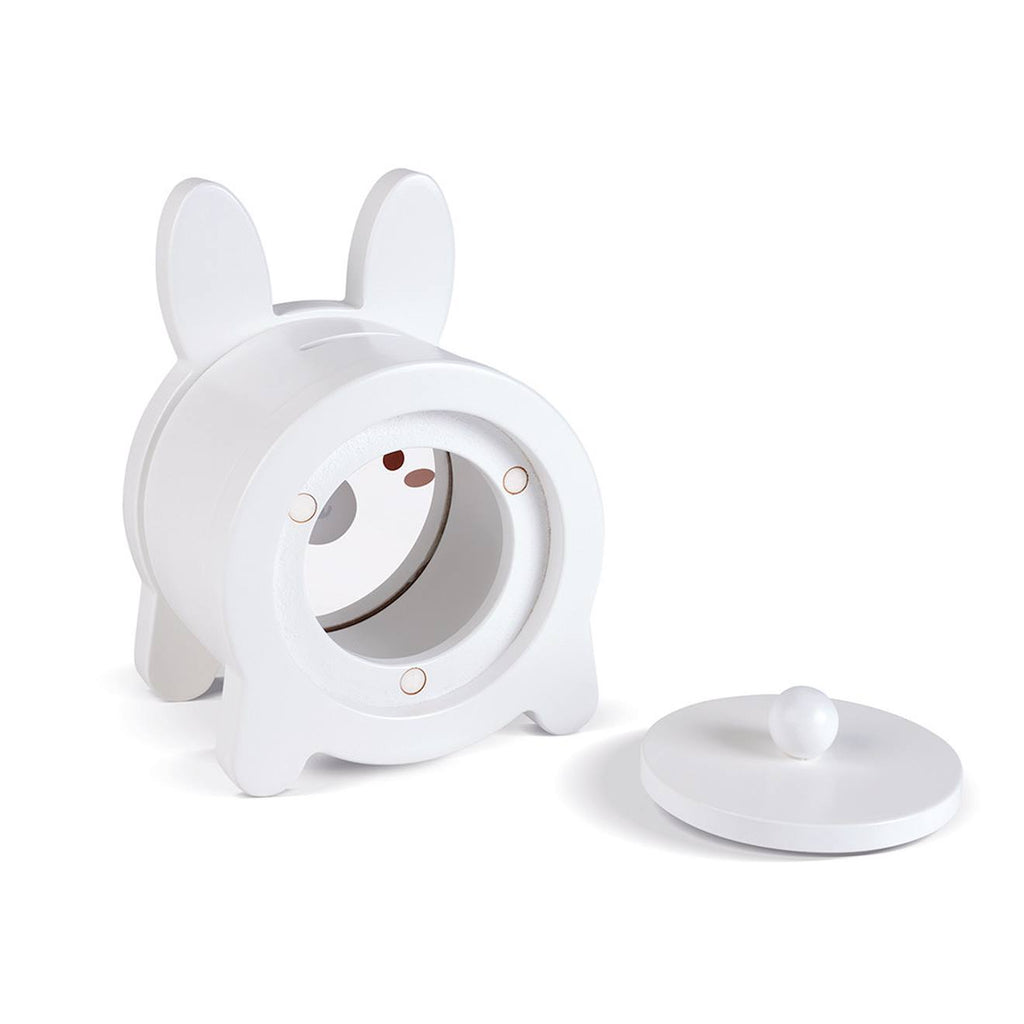 Tirelire lapin blanc