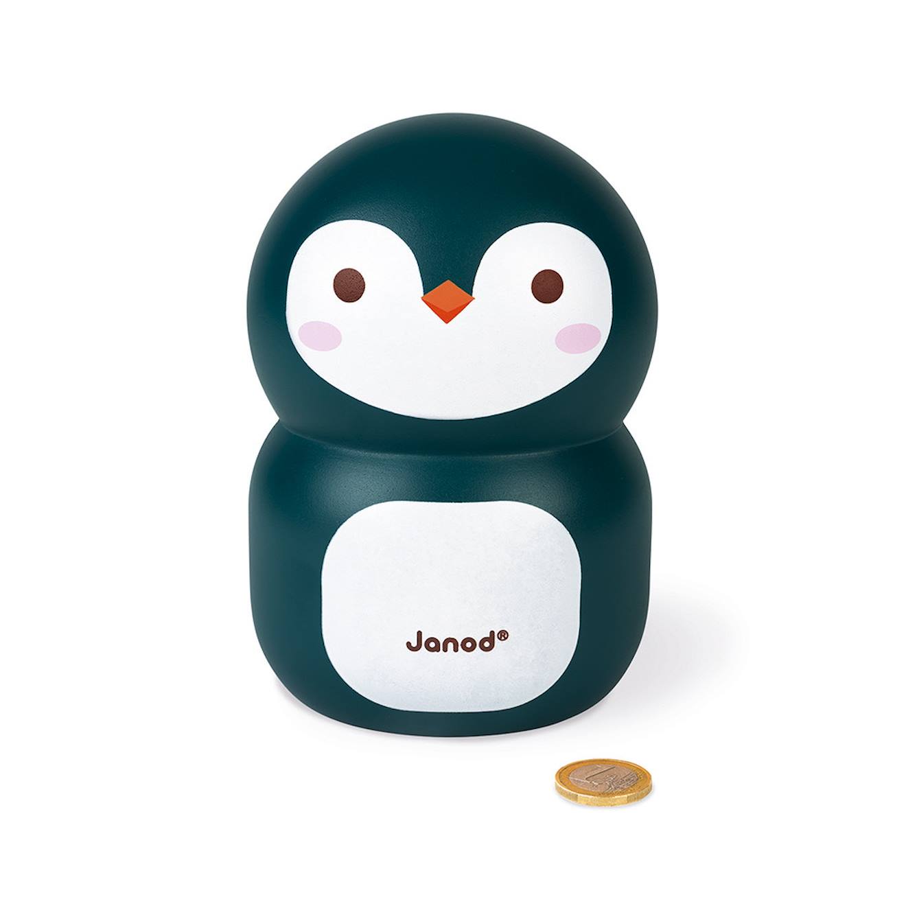 Tirelire pingouin noir