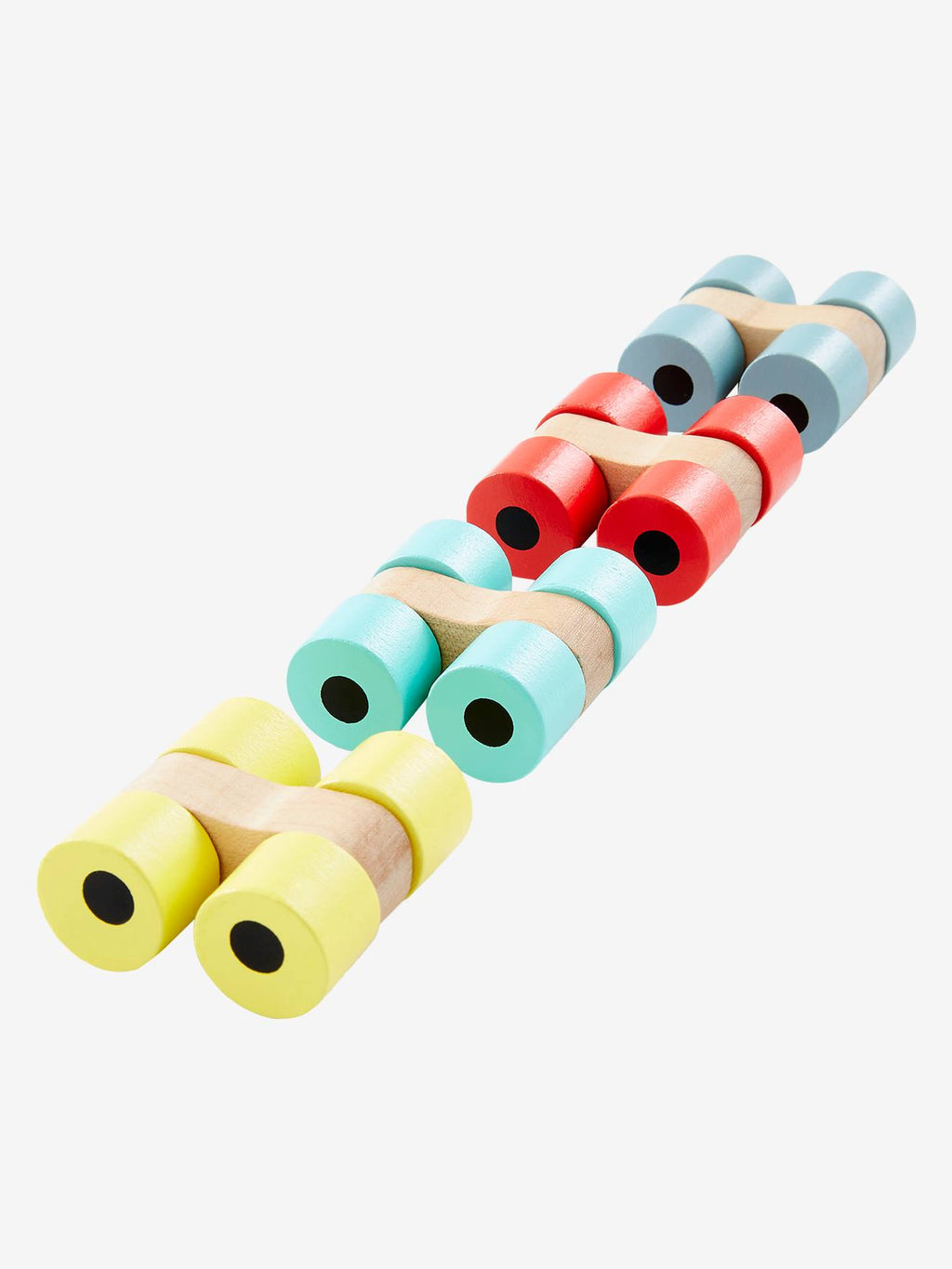 Toboggan à voitures en bois FSC multicolore