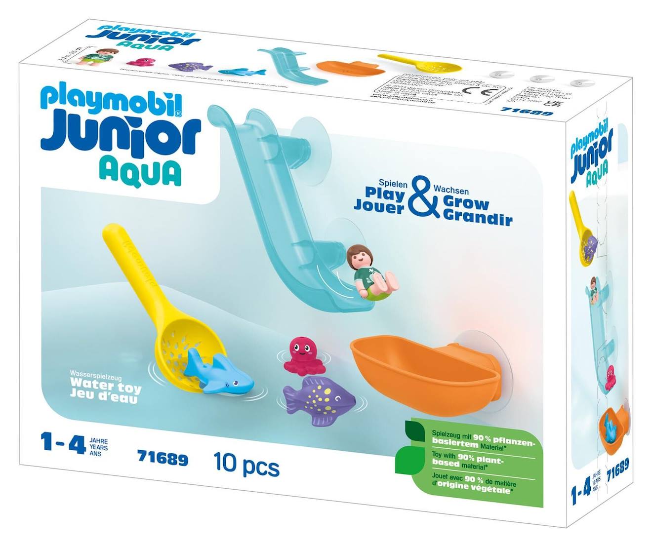 Toboggan aquatique et animaux marins 71689 multicolore