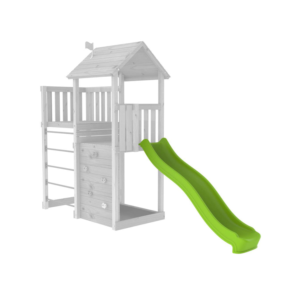 Toboggan glissière plastique 220cm vert