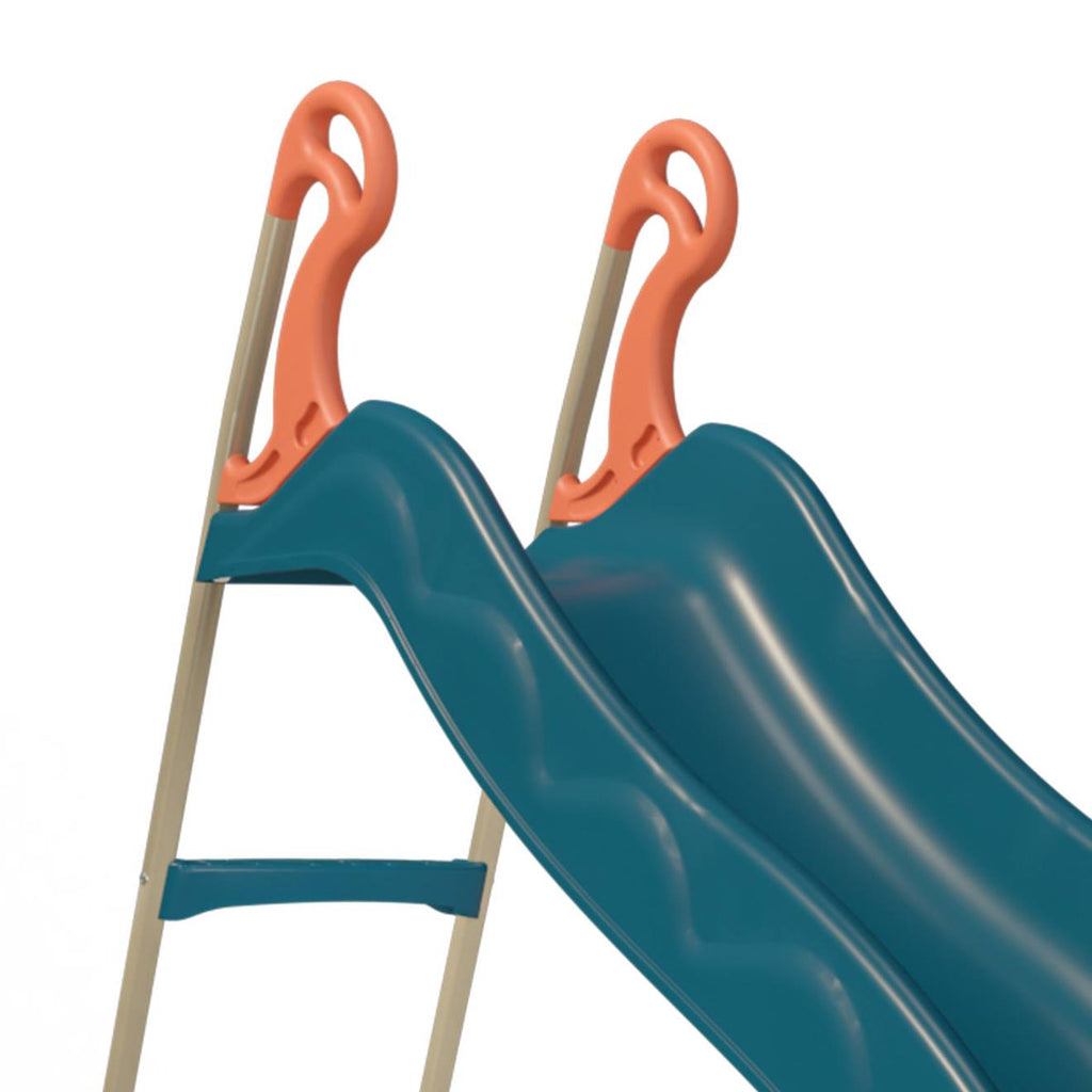 Toboggan pyrou 3,32 m 3-12 ans pour enfants bleu/corail