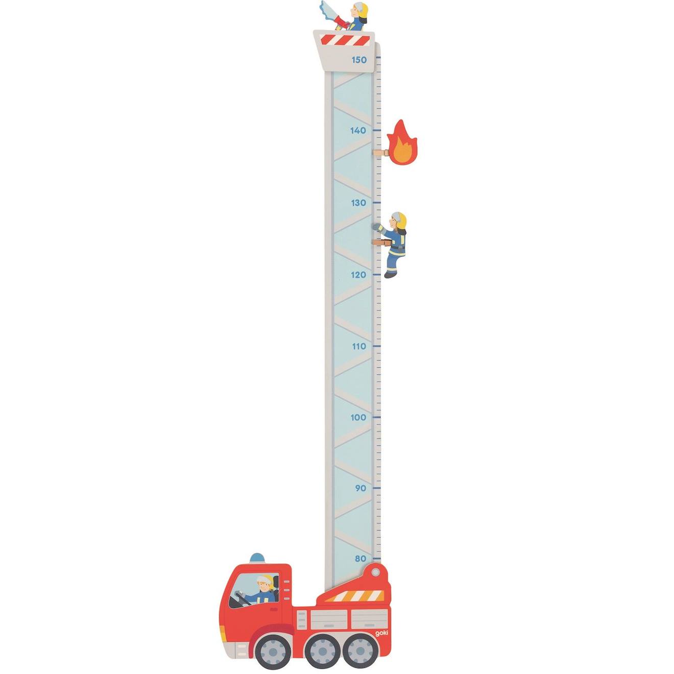 Toise pompiers gris