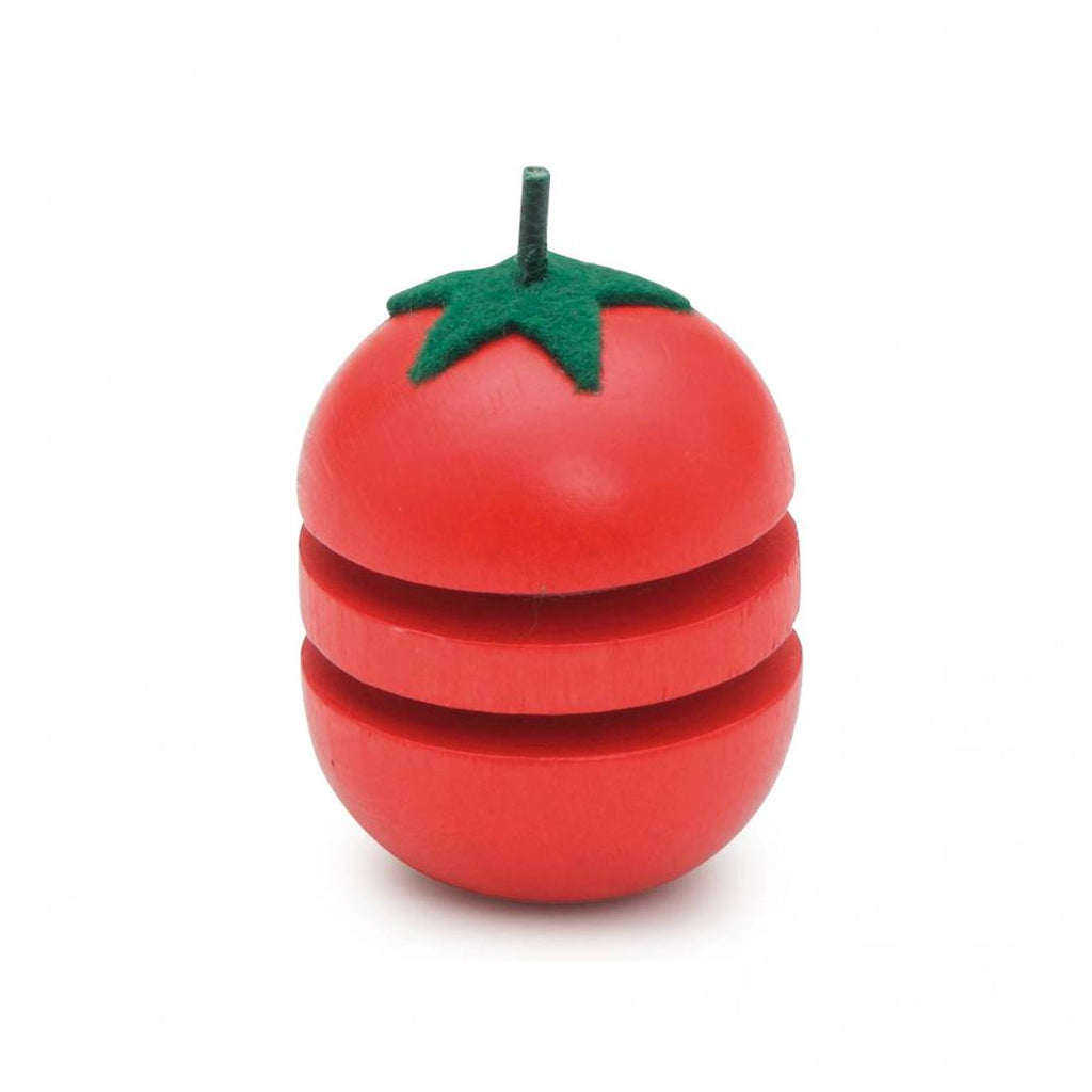 Tomate en bois à couper rouge