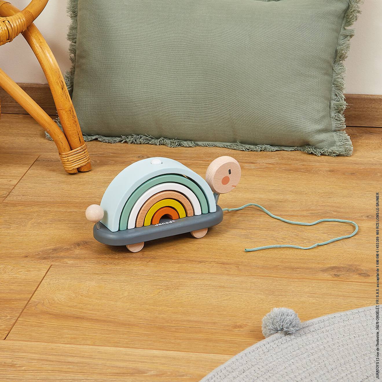 Tortue arc-en-ciel sweet cocoon multicolore