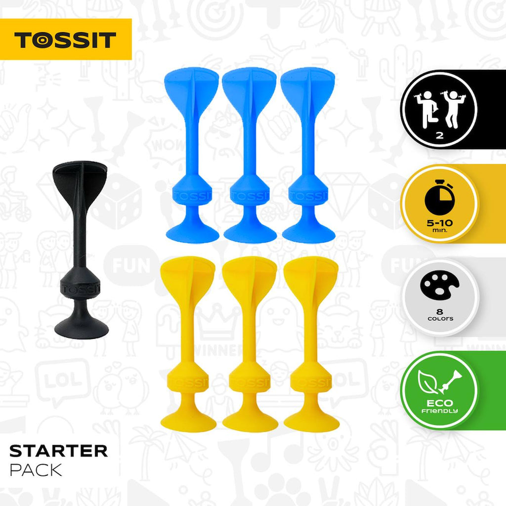 Tossit game starter pack blue yellow bleu/jaune