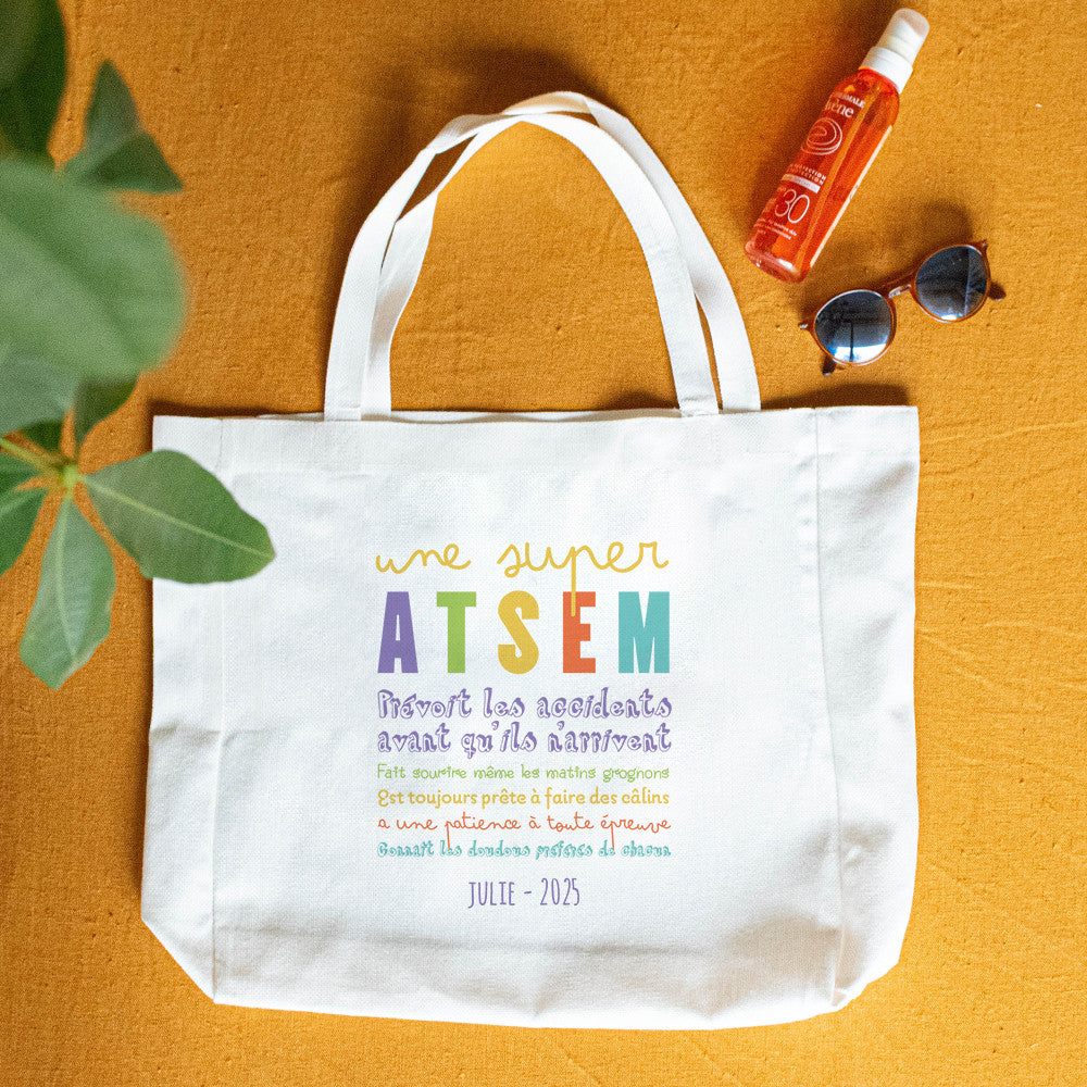 Tote bag Cabas Atsem à Personnaliser - Tote Bag Personnalisé
