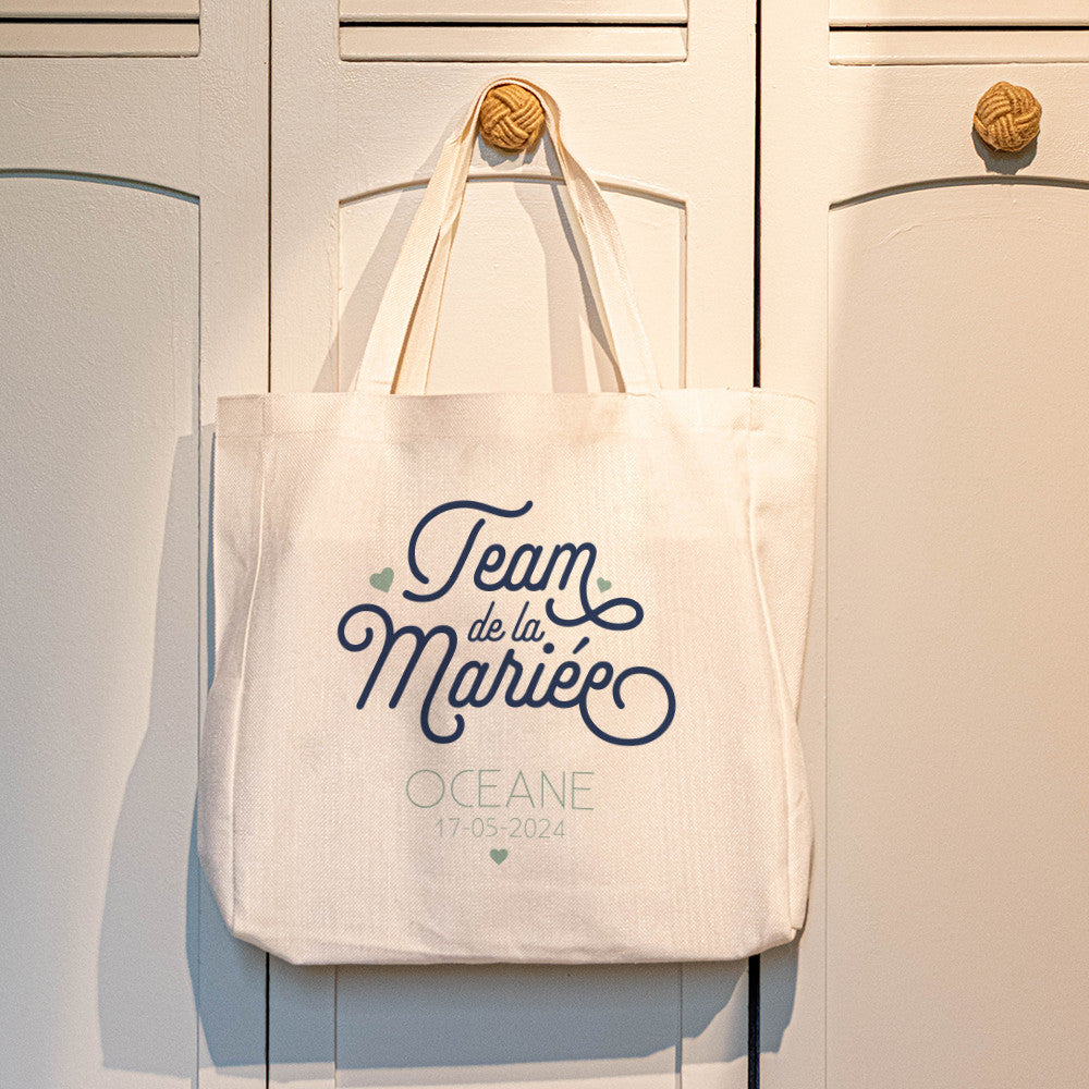 Tote bag Cabas EVJF à Personnaliser - Tote Bag Personnalisé