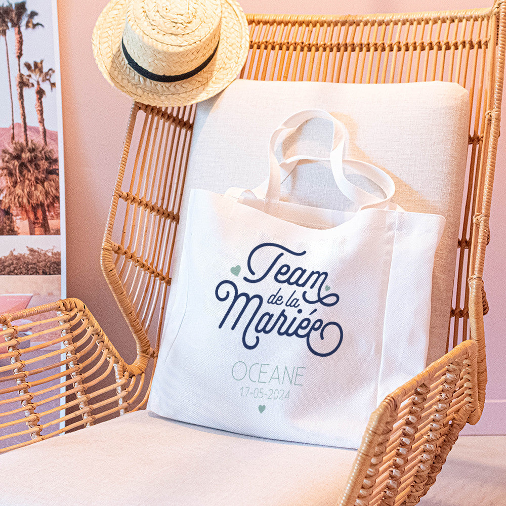 Tote bag Cabas EVJF à Personnaliser - Tote Bag Personnalisé