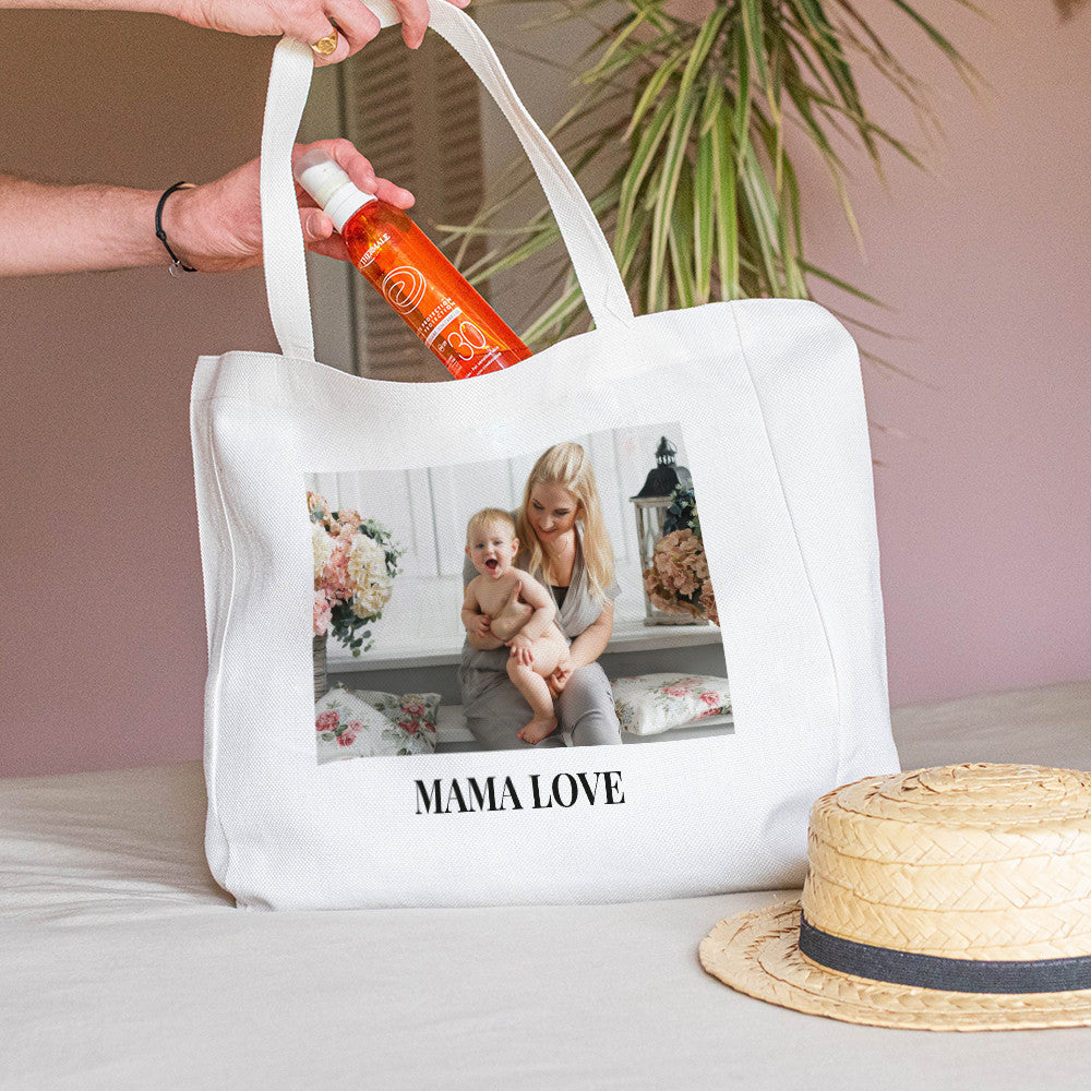 Tote bag Cabas Photo à Personnaliser - Tote Bag Personnalisé