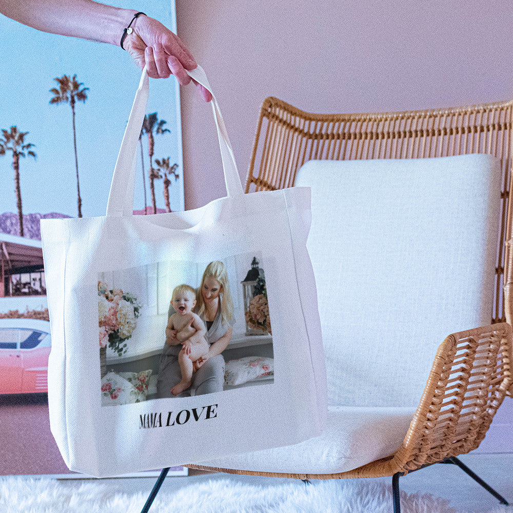 Tote bag Cabas Photo à Personnaliser - Tote Bag Personnalisé