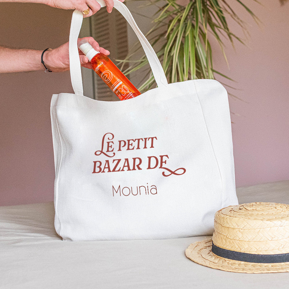 Tote bag Cabas Prénom à Personnaliser - Tote Bag Personnalisé