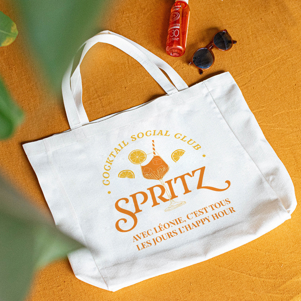 Tote bag Cabas Spritz à Personnaliser - Tote Bag Personnalisé
