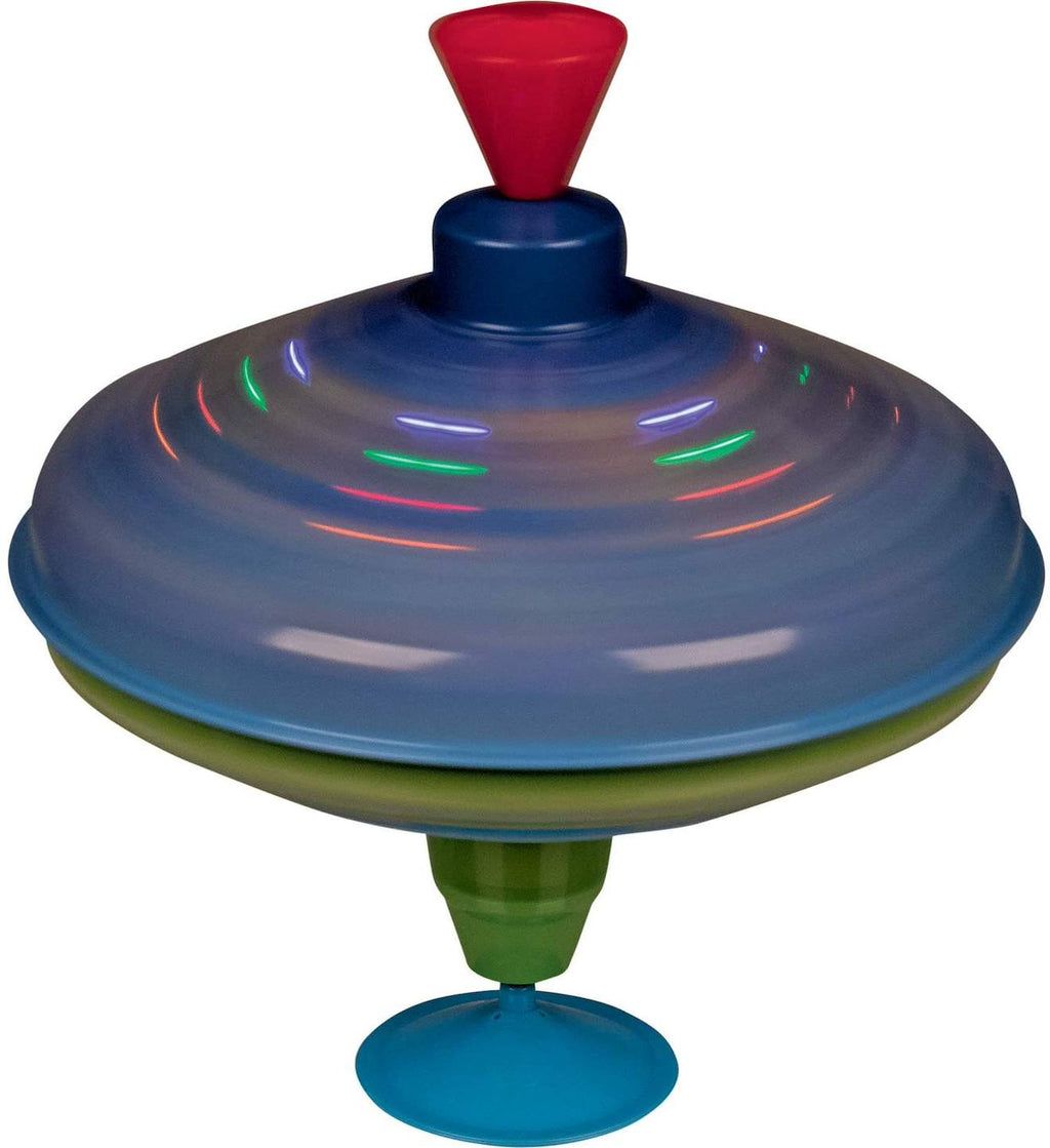 Toupie bourdonnante LED univers bleu