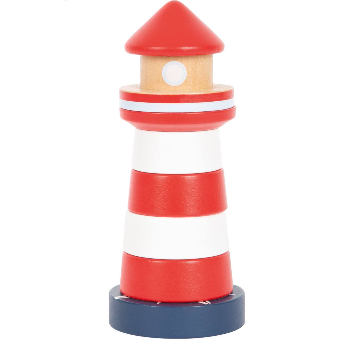 Tour à empiler phare grand océan rouge