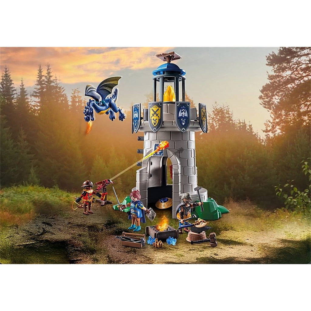 Tourelle des chevaliers de novelmore avec dragon 71483 multicolore