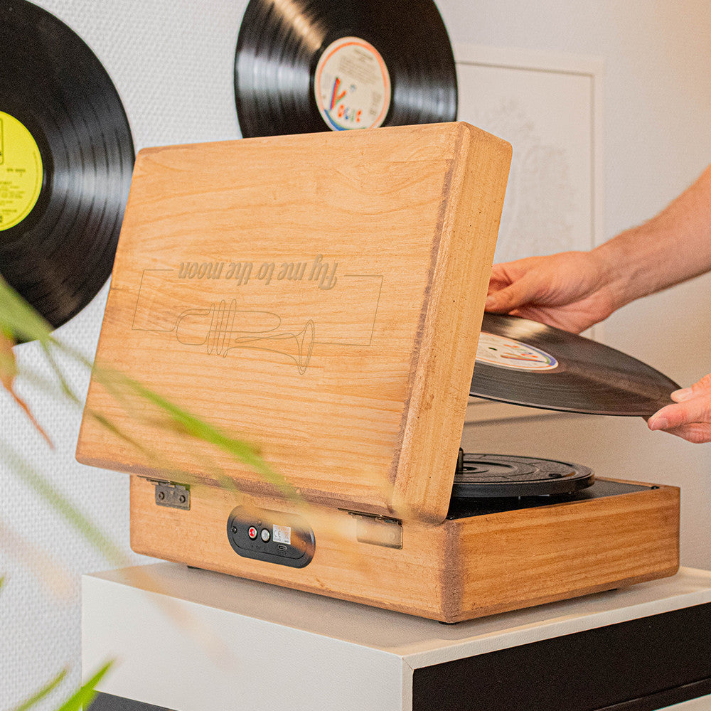 Tourne Disque Jazz à Personnaliser - Vinyle