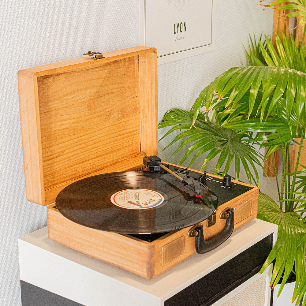 Tourne Disque Rock à Personnaliser - Vinyle