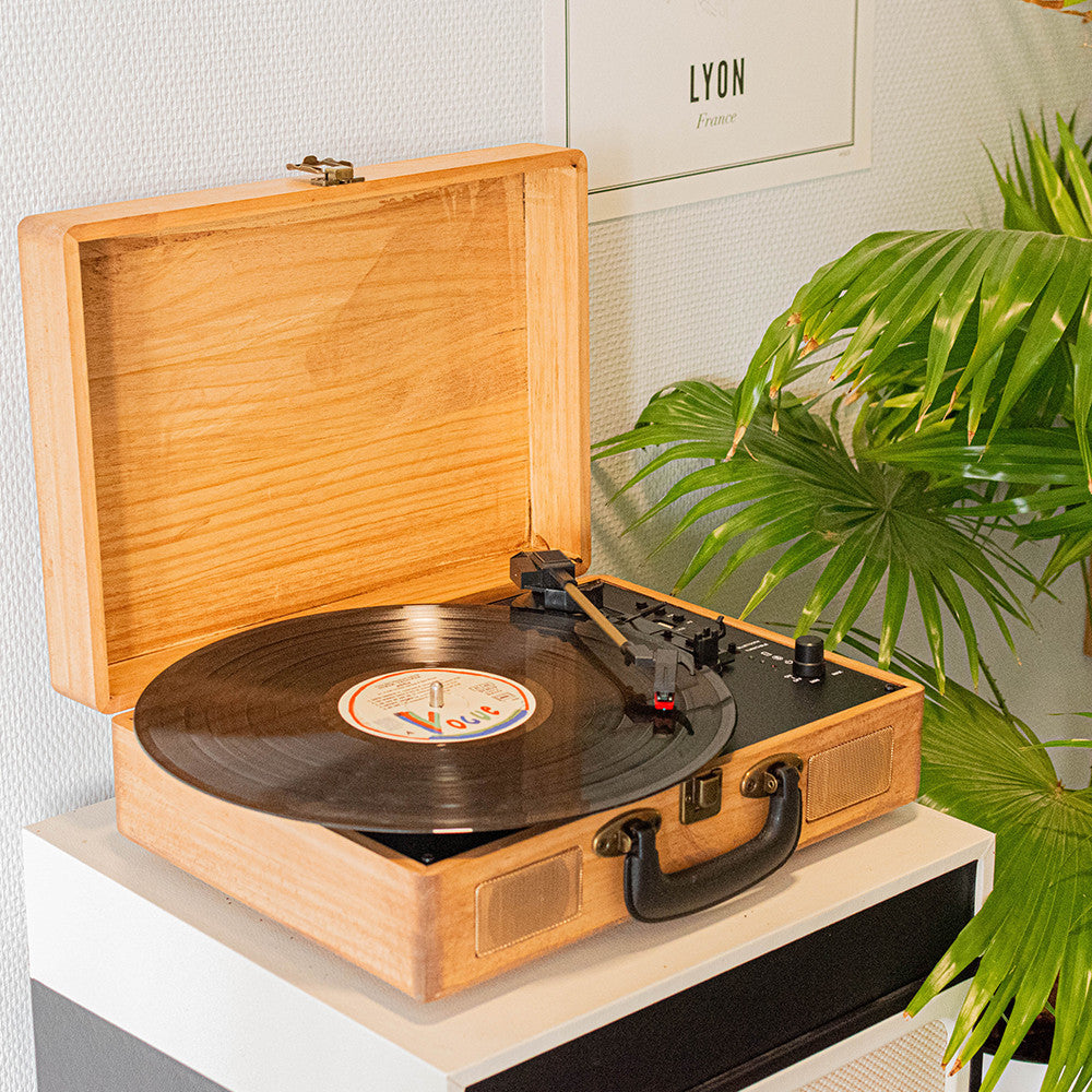 Tourne Disque Vinyle à Personnaliser - Vinyle