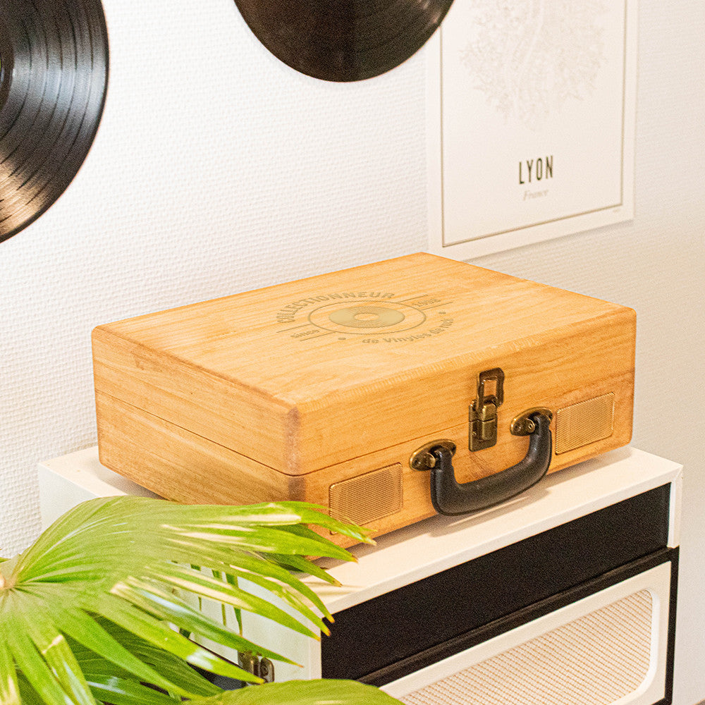 Tourne Disque Vinyle à Personnaliser - Vinyle