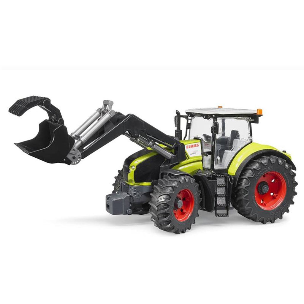 Tracteur claas axion 950 avec chargeur frontal multicolore