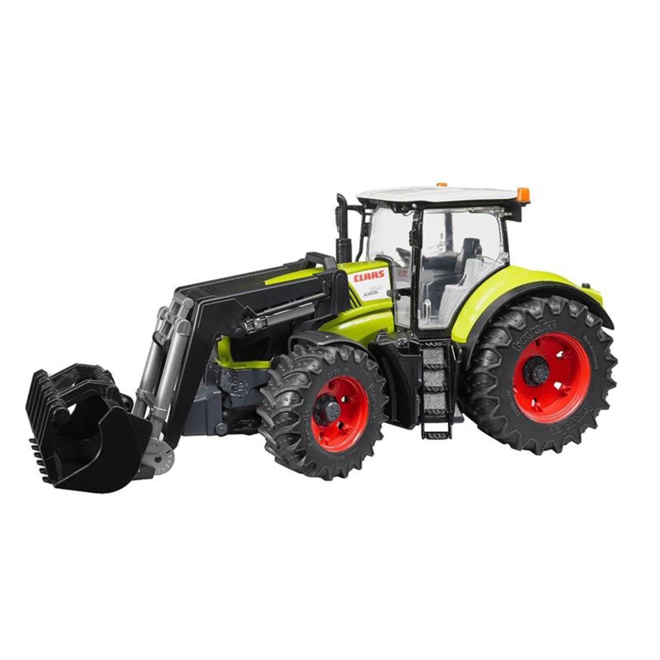 Tracteur claas axion 950 avec chargeur frontal multicolore