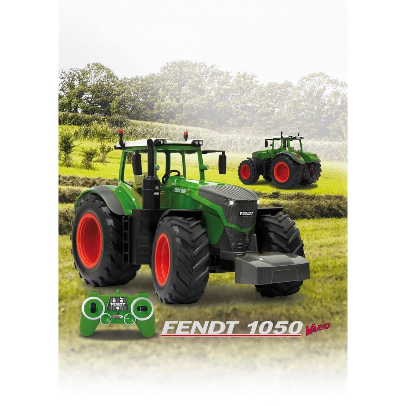 Tracteur télécommandé fendt 1050 vario, 2,4ghz vert