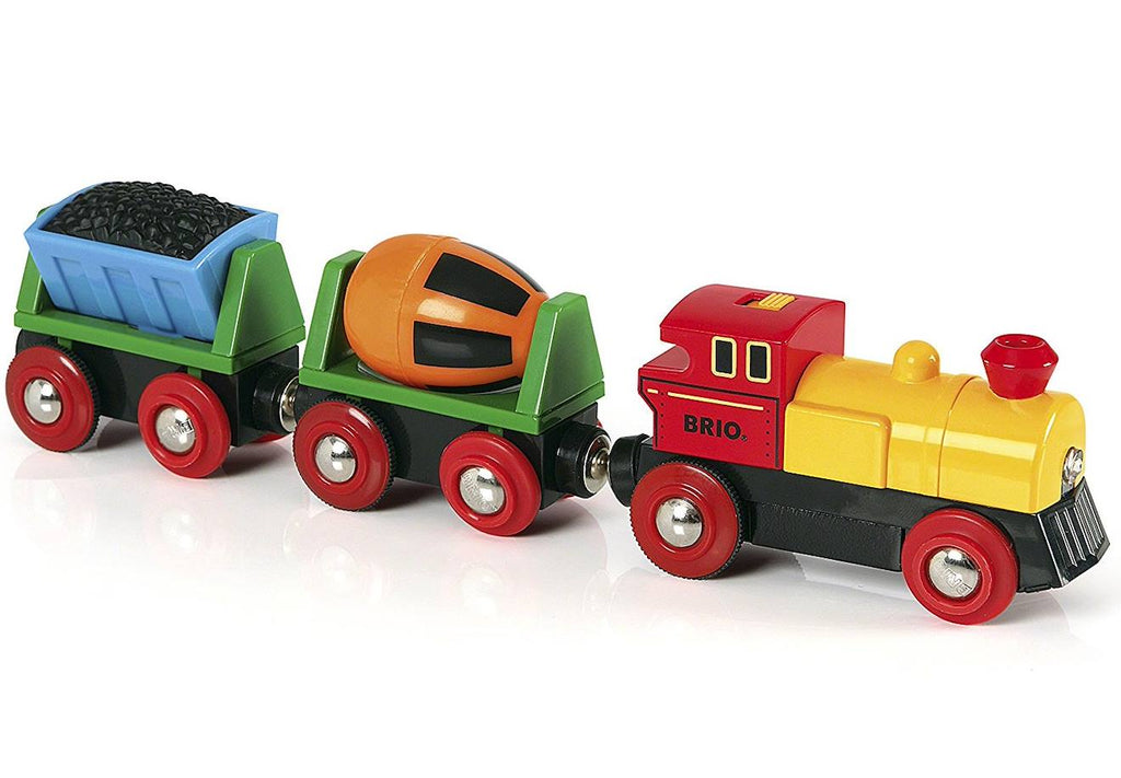 Train de marchandises avec lumière rouge