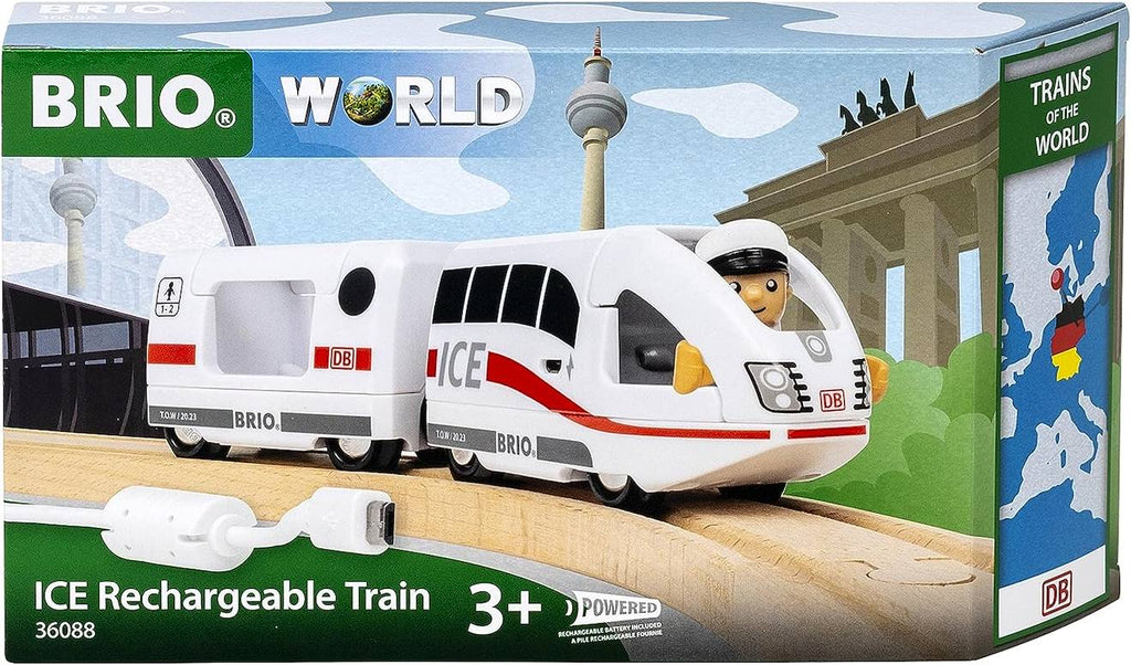 Train ice rechargeable blanc