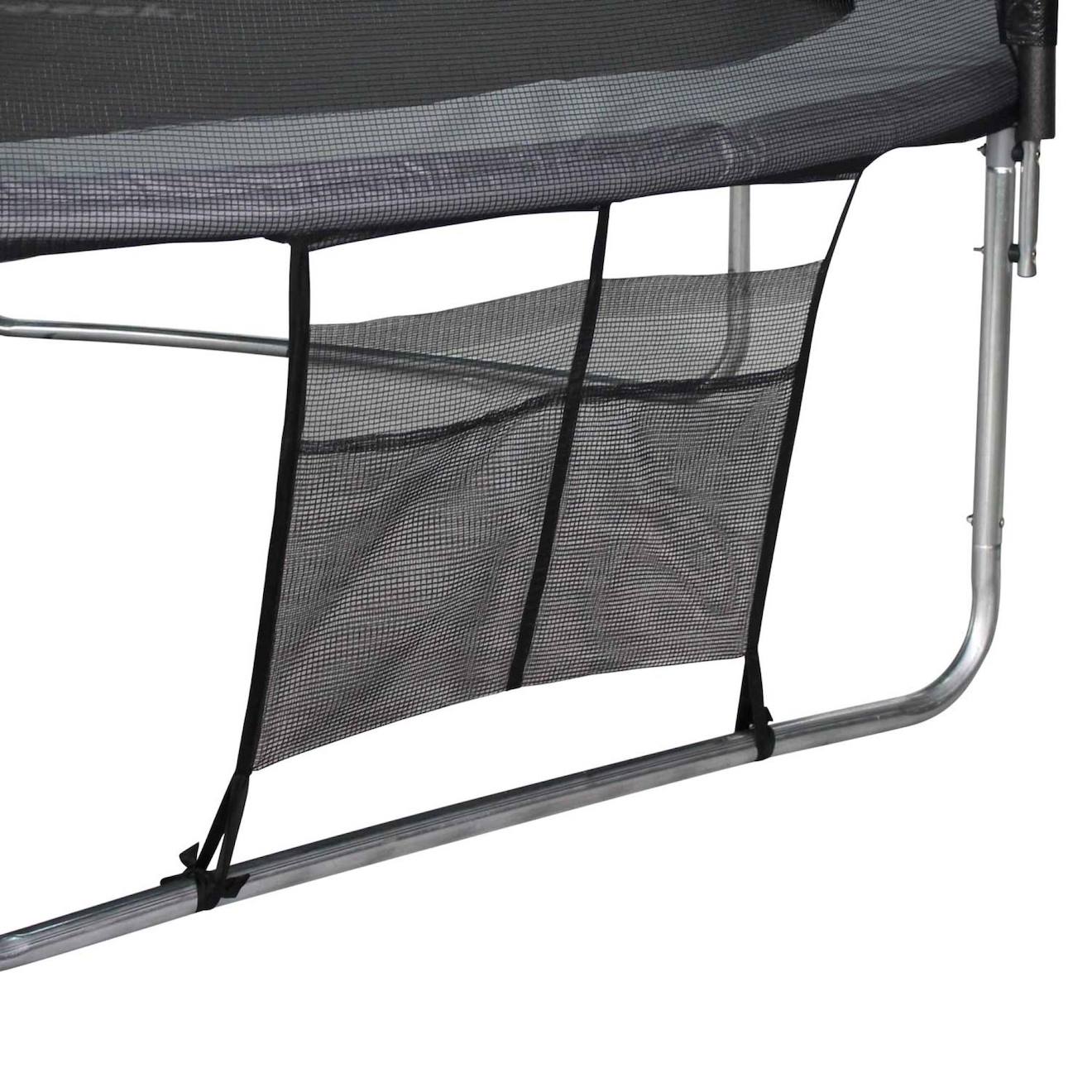 Trampoline 305cm avec pack d'accessoires mars XXL gris