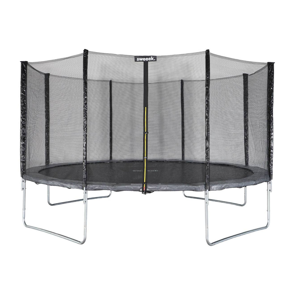 Trampoline 430cm filet protection venus gris