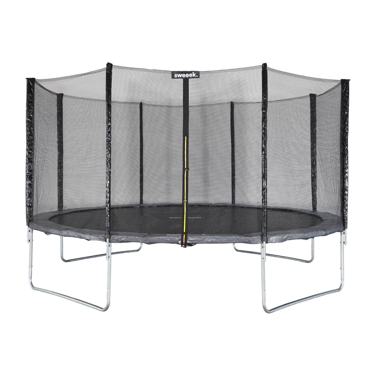 Trampoline 430cm filet protection venus gris