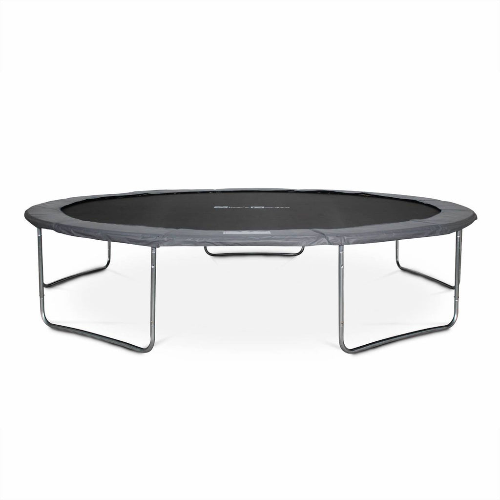 Trampoline ø460cm - neptune avec son filet de protection gris