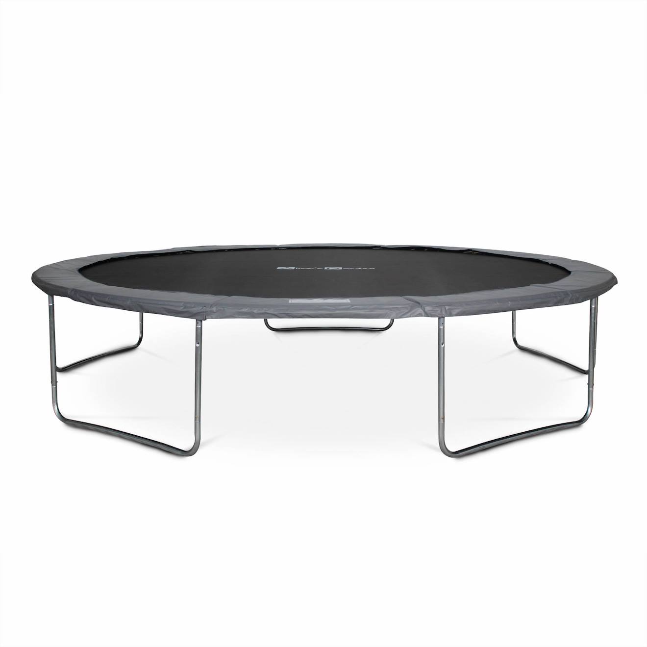Trampoline ø460cm - neptune avec son filet de protection gris