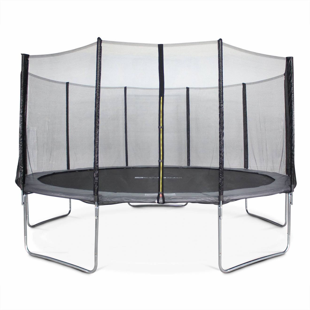 Trampoline ø460cm - neptune avec son filet de protection gris