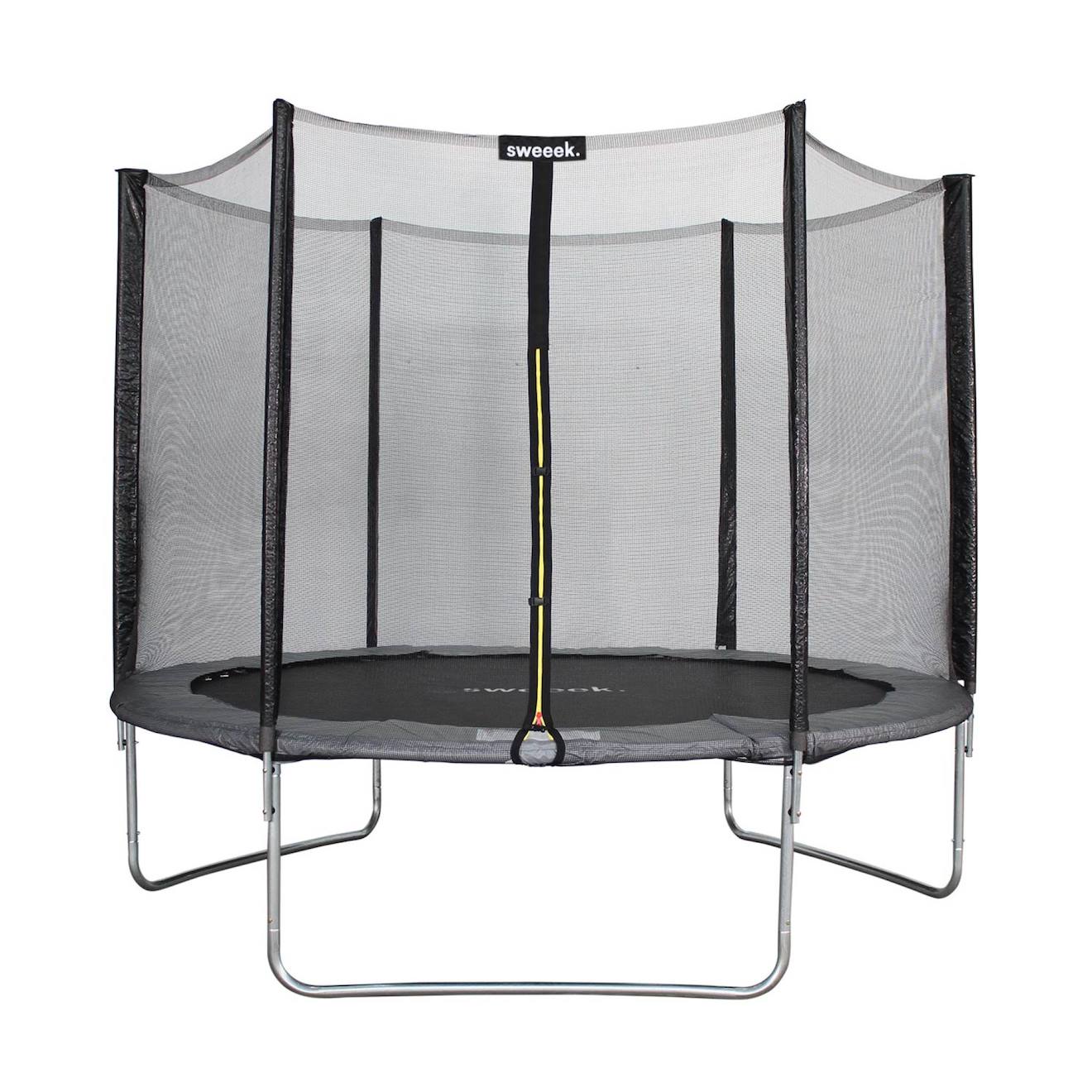 Trampoline rond ø 305cm avec son filet de protection - mars - trampoline de jardin 3m 300 cm qualité pro normes eu gris