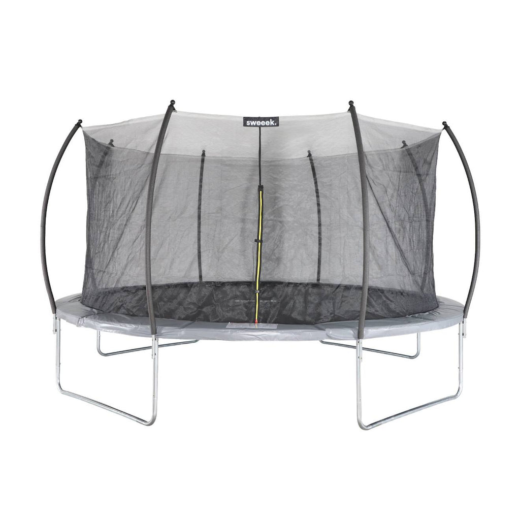 Trampoline rond ø 490cm avec accessoires - jupiter inner XXL 4,90m 490 cm gris